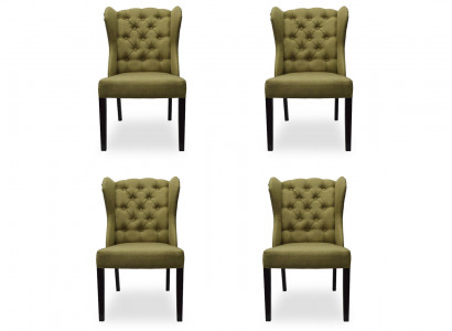 4x Design Upholstery Seat Chairs Chair See Suite Armchair Lounge Club Set